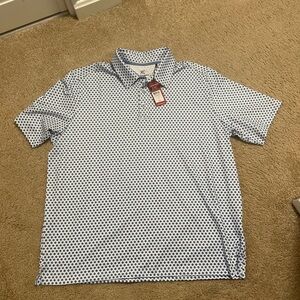 Mens Johnston & Murphy XL golf polo